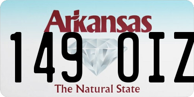AR license plate 149OIZ