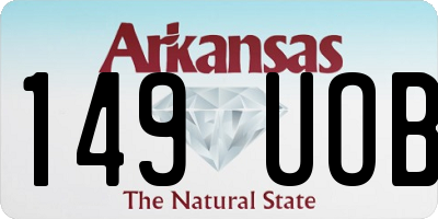 AR license plate 149UOB