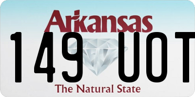 AR license plate 149UOT