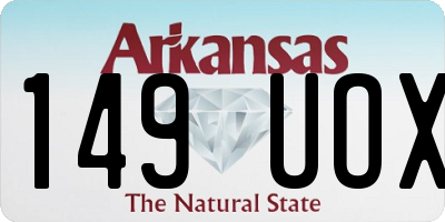 AR license plate 149UOX