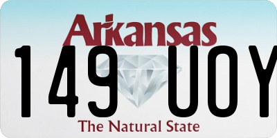 AR license plate 149UOY