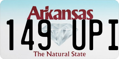 AR license plate 149UPI