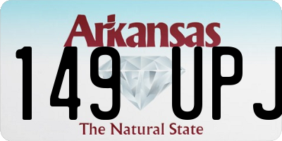 AR license plate 149UPJ