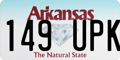 AR license plate 149UPK