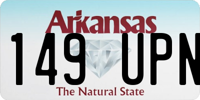 AR license plate 149UPN
