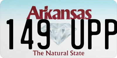AR license plate 149UPP