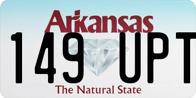 AR license plate 149UPT