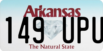 AR license plate 149UPU