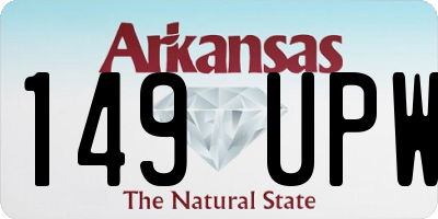 AR license plate 149UPW
