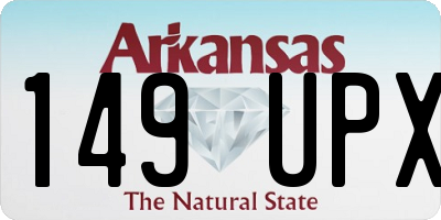 AR license plate 149UPX