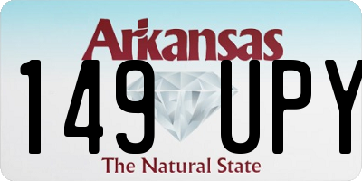 AR license plate 149UPY