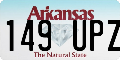 AR license plate 149UPZ