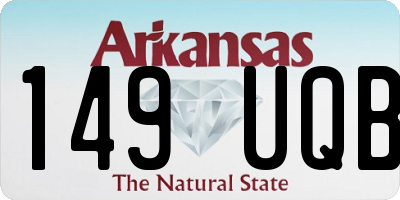AR license plate 149UQB