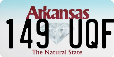 AR license plate 149UQF