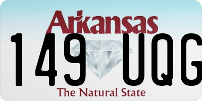 AR license plate 149UQG