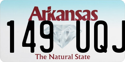 AR license plate 149UQJ