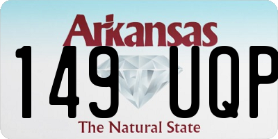 AR license plate 149UQP