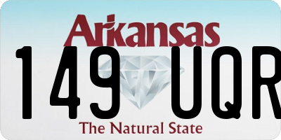 AR license plate 149UQR