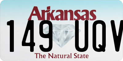 AR license plate 149UQV