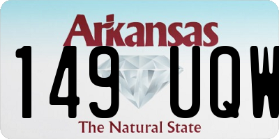 AR license plate 149UQW