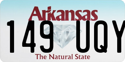 AR license plate 149UQY