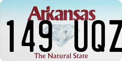 AR license plate 149UQZ