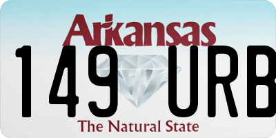 AR license plate 149URB
