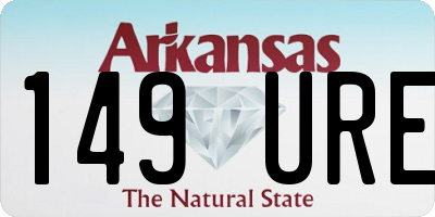 AR license plate 149URE