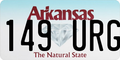 AR license plate 149URG