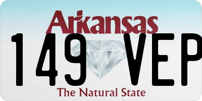 AR license plate 149VEP