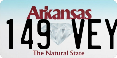 AR license plate 149VEY