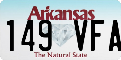 AR license plate 149VFA