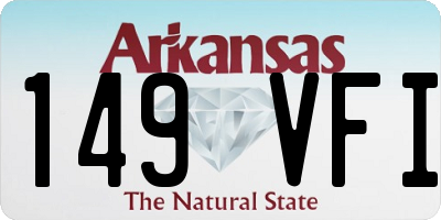 AR license plate 149VFI