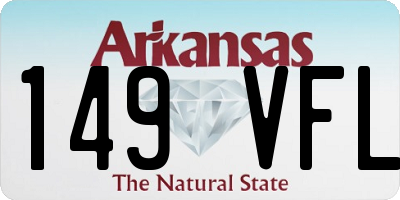 AR license plate 149VFL