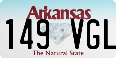 AR license plate 149VGL