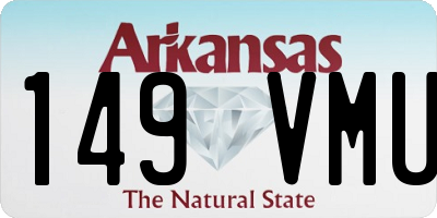 AR license plate 149VMU