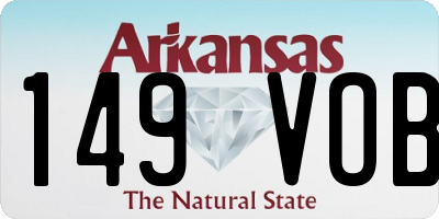 AR license plate 149VOB
