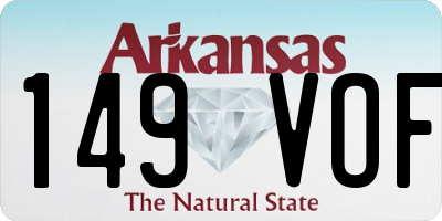 AR license plate 149VOF