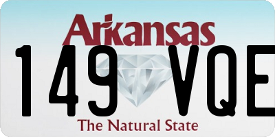AR license plate 149VQE