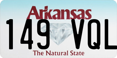AR license plate 149VQL