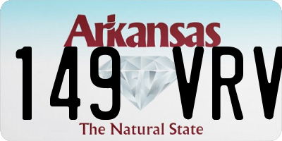 AR license plate 149VRV
