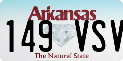 AR license plate 149VSV