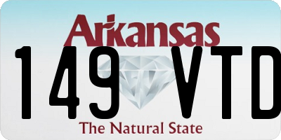 AR license plate 149VTD