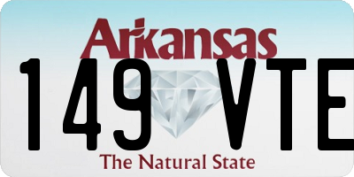 AR license plate 149VTE
