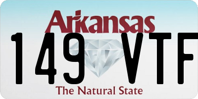 AR license plate 149VTF