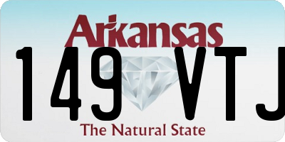 AR license plate 149VTJ