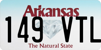 AR license plate 149VTL