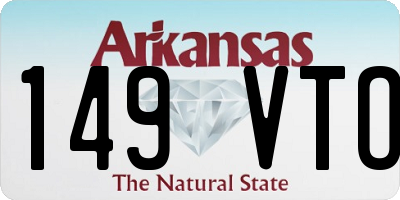 AR license plate 149VTO