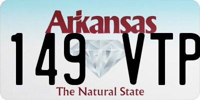 AR license plate 149VTP