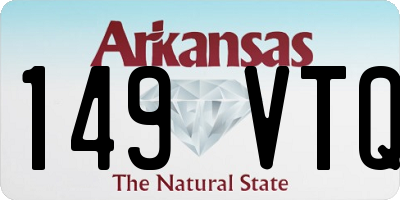 AR license plate 149VTQ